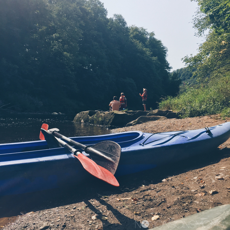 Kayak met kinderen - camping du rivage Wallendorf