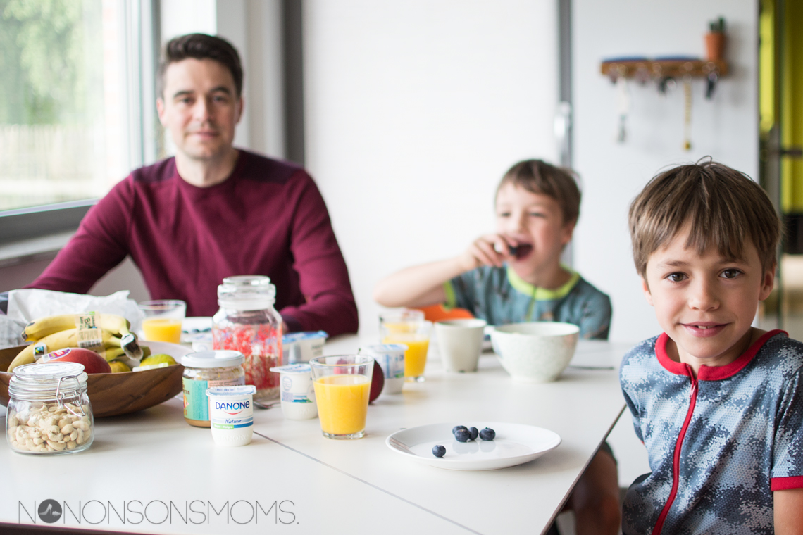 ontbijt - danone - familie - tijd voor gezondheid