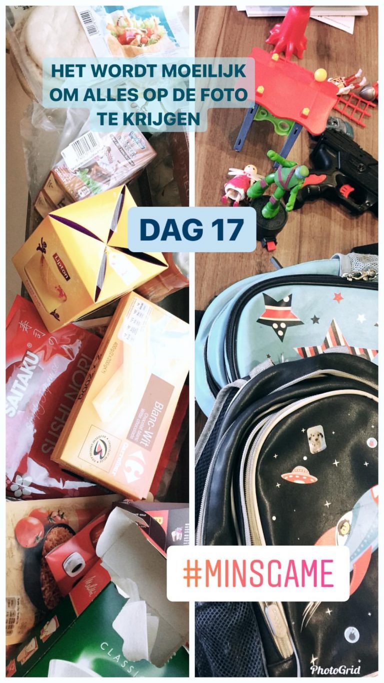 minsgame en ontspullen met kinderen