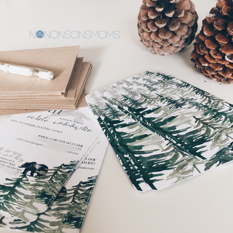 uitnodiging eerste communie - woodland - smartphoto
