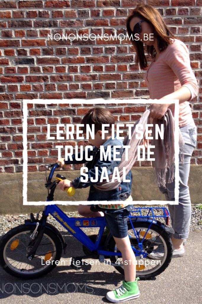 Leren fietsen: truc sjaal | Nononsonsmoms