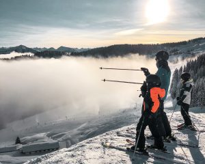 skivakantie shortski met kinderen, skiwelt Oostenrijk