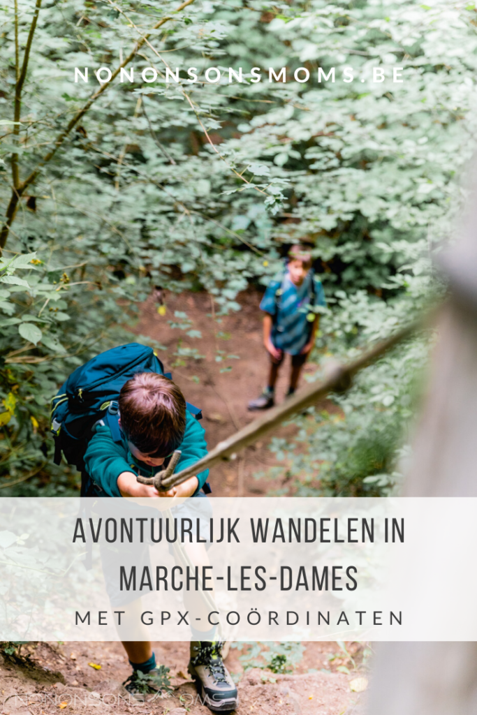 Avontuurlijk wandelen in Marche-Les-Dames. Ardennen.